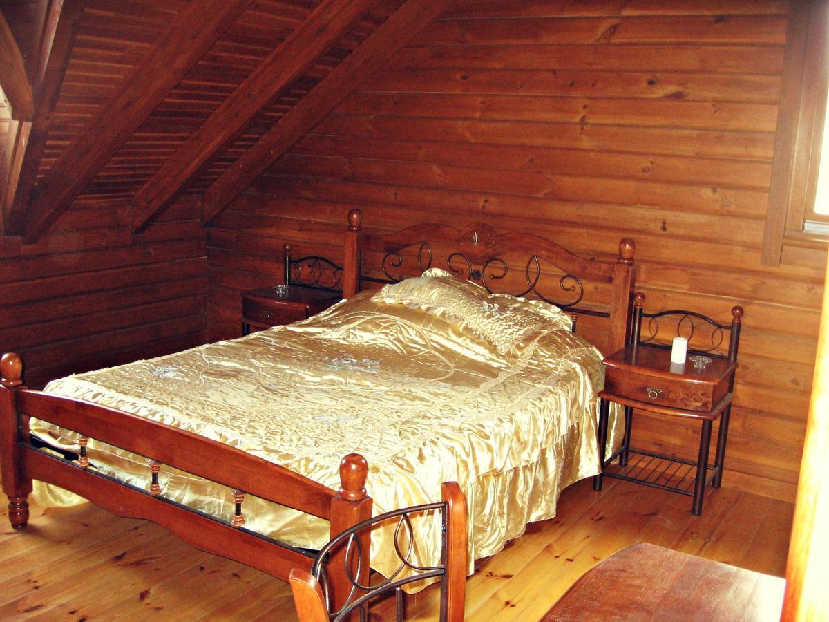 Agros Timber Log House Villa Bagian luar foto