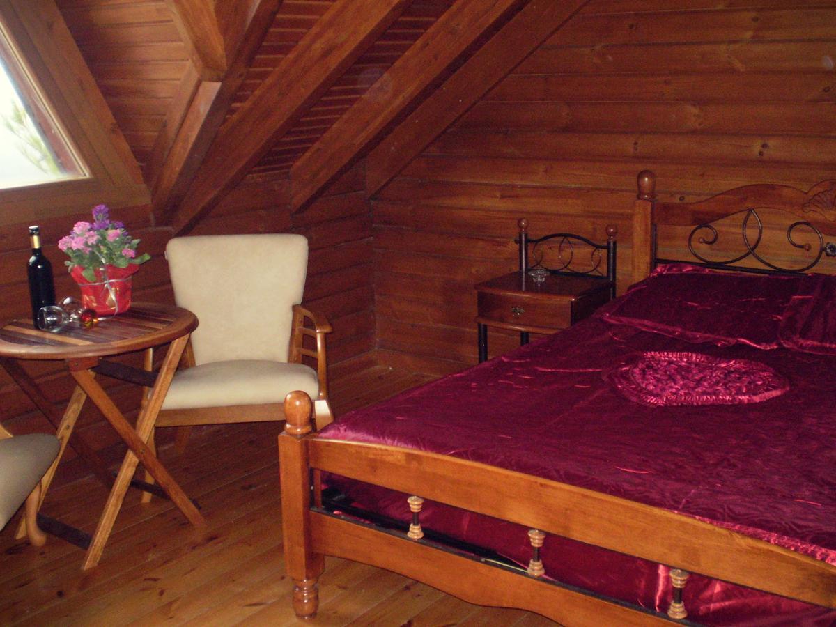 Agros Timber Log House Villa Bagian luar foto
