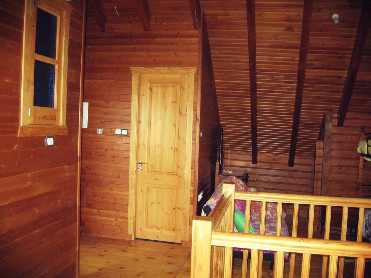 Agros Timber Log House Villa Bagian luar foto