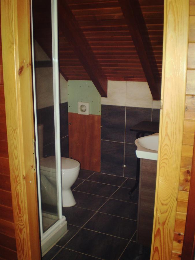 Agros Timber Log House Villa Bagian luar foto