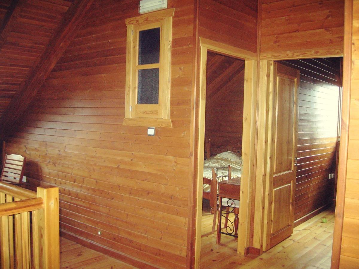Agros Timber Log House Villa Bagian luar foto