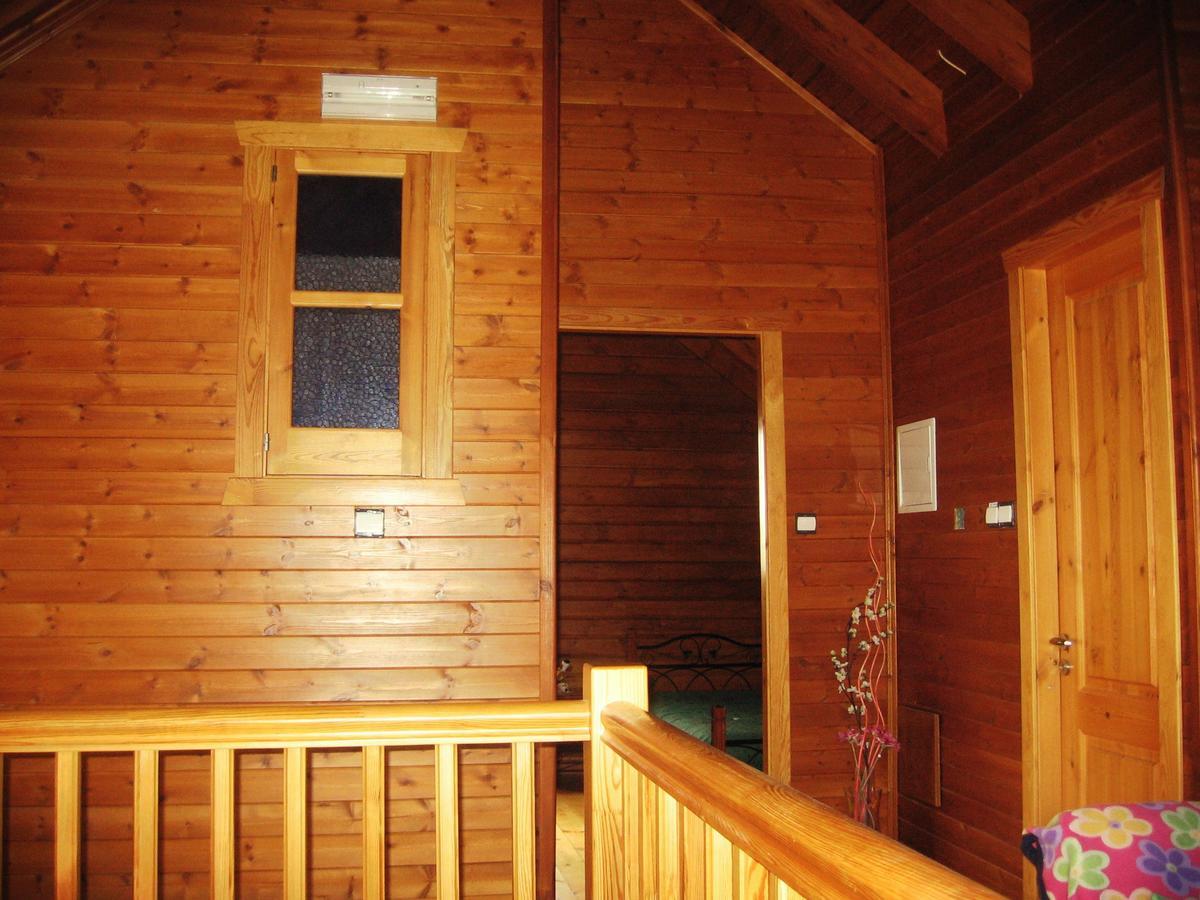 Agros Timber Log House Villa Bagian luar foto