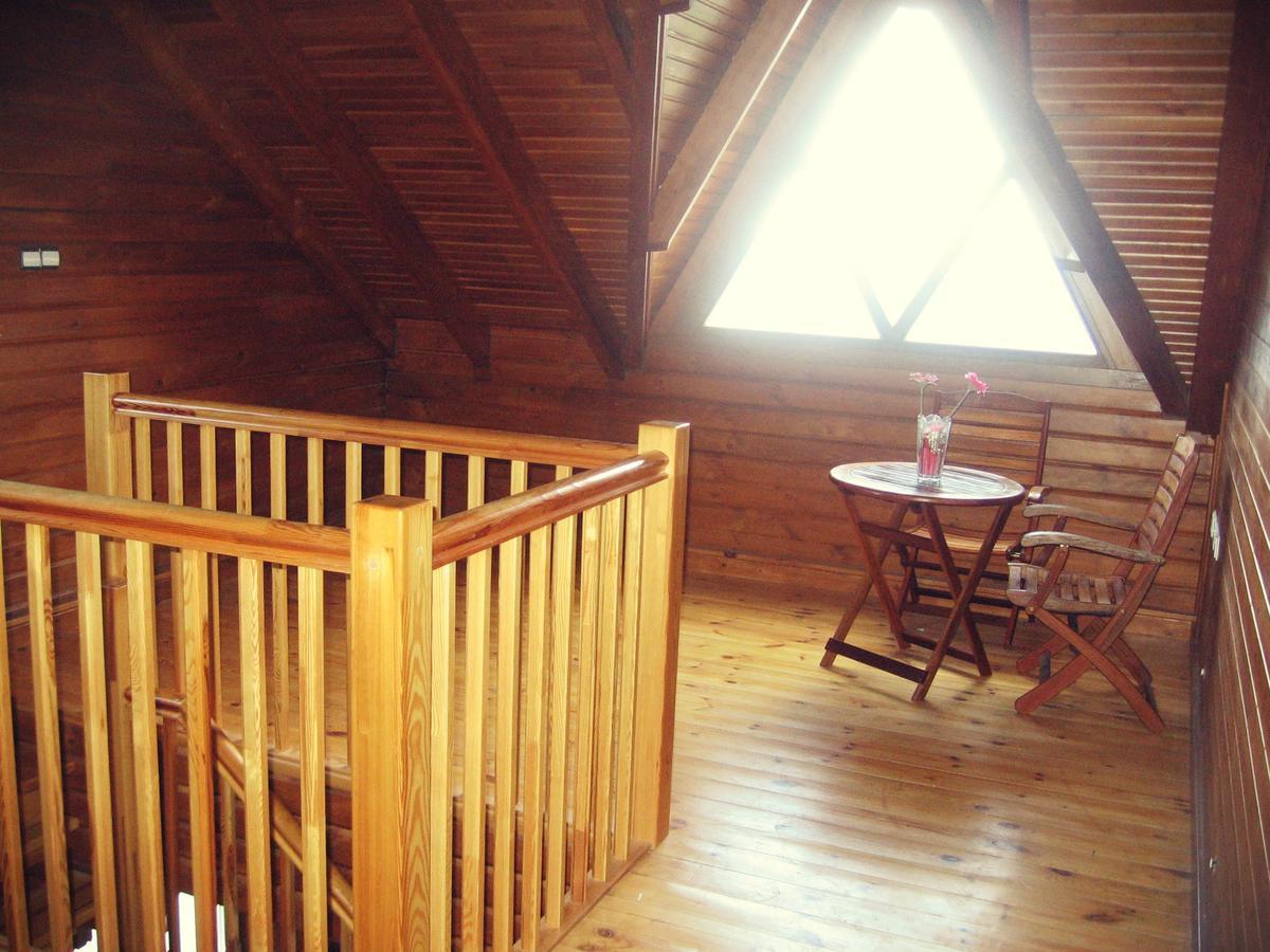 Agros Timber Log House Villa Bagian luar foto