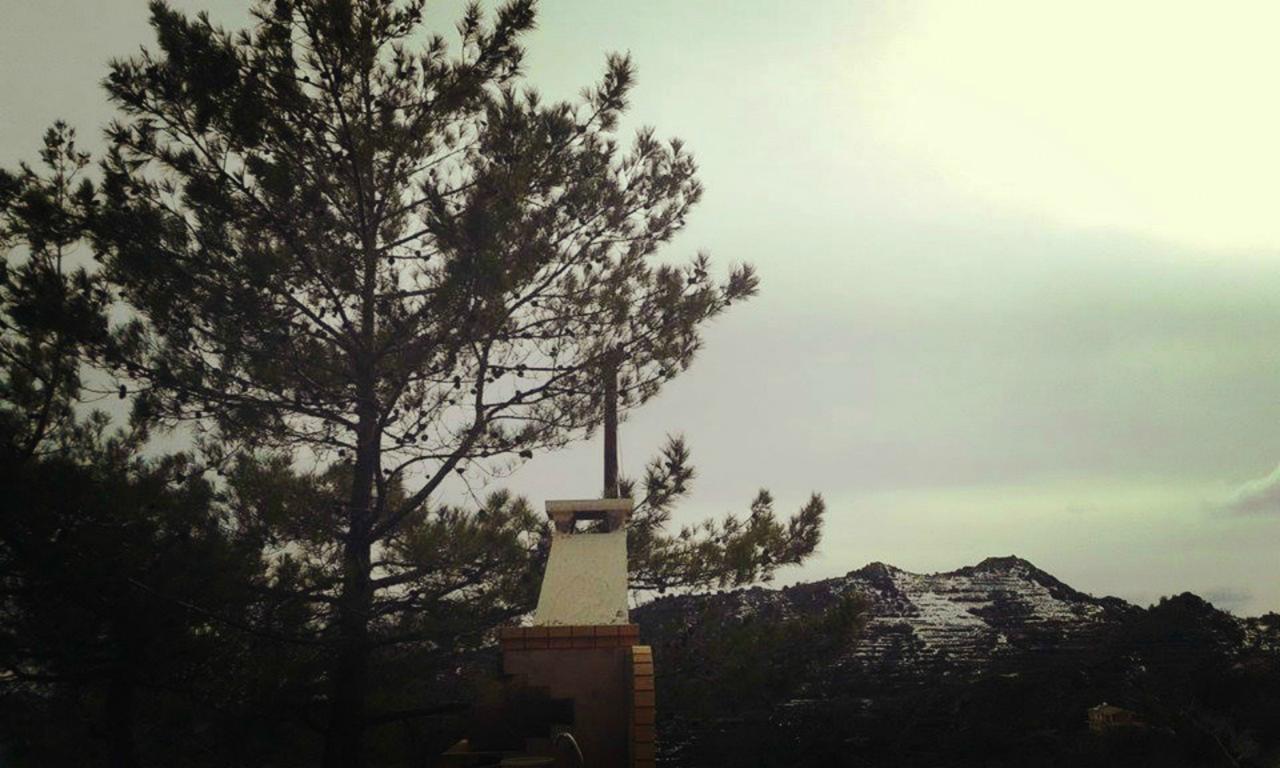 Agros Timber Log House Villa Bagian luar foto