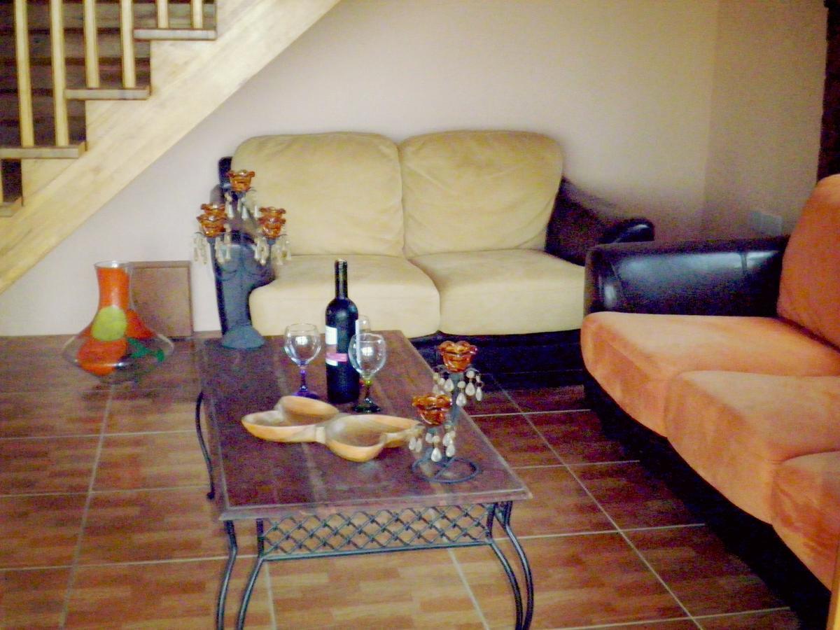 Agros Timber Log House Villa Bagian luar foto