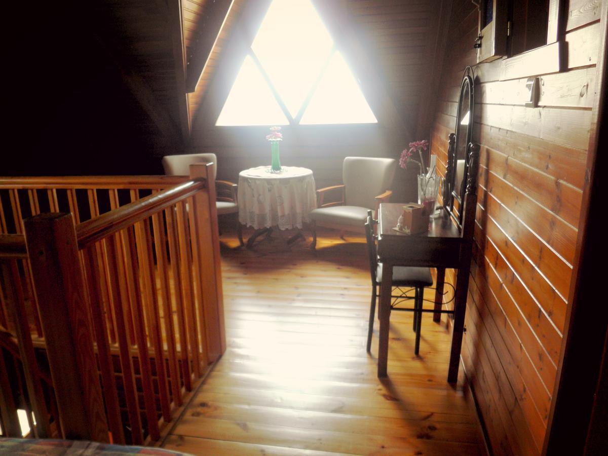 Agros Timber Log House Villa Bagian luar foto