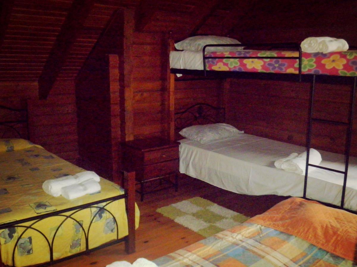 Agros Timber Log House Villa Bagian luar foto