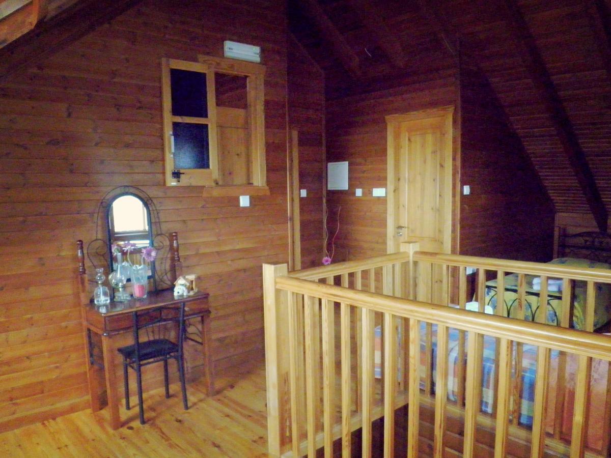 Agros Timber Log House Villa Bagian luar foto